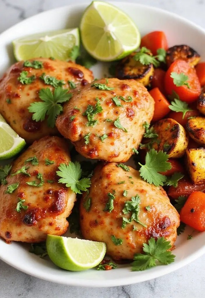 28 BBQ Chicken Thigh Recipes That Taste Like Pure Grill Magic - 21. BBQ Cilantro Lime Chicken Thighs