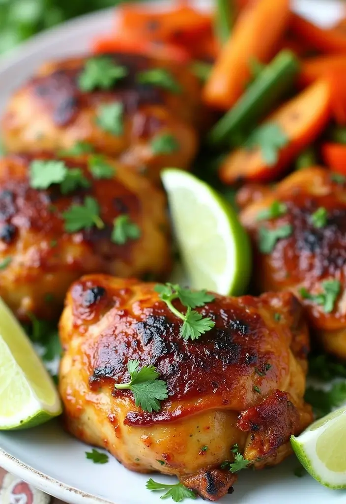 28 BBQ Chicken Thigh Recipes That Taste Like Pure Grill Magic - 24. BBQ Cilantro Lime Chicken Thighs