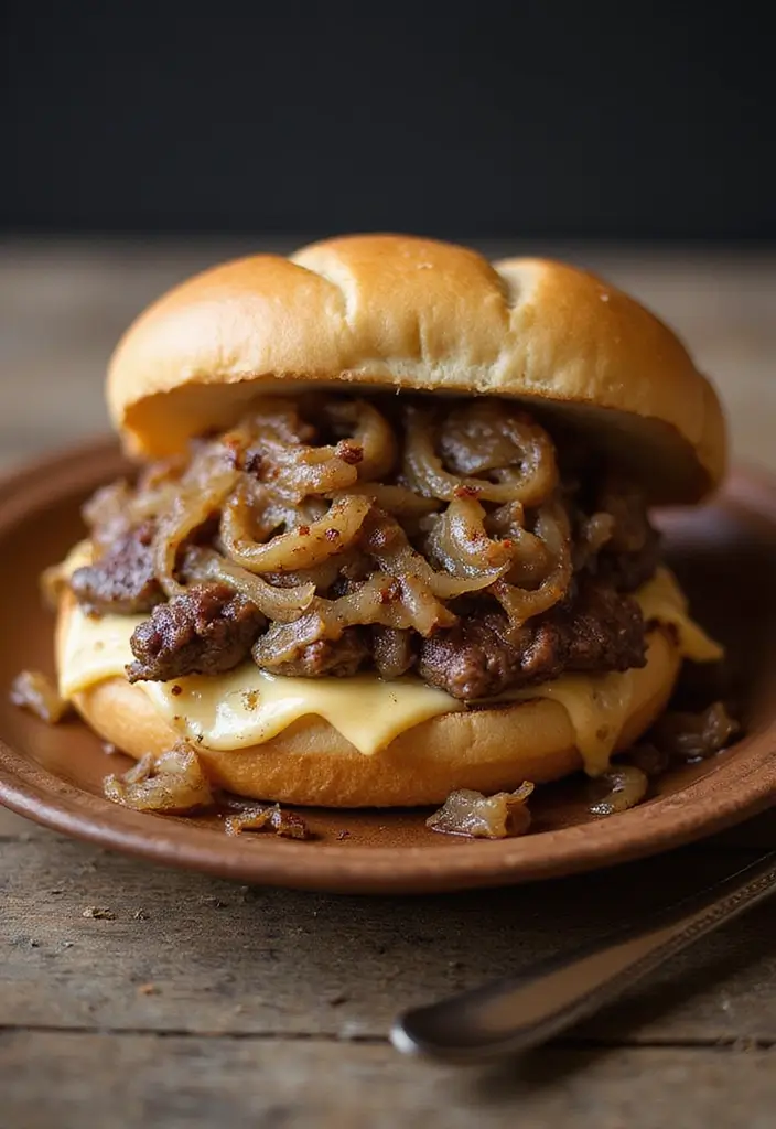 28 Cast Iron Steak Recipes That Deliver Perfect Sear Every Time - 20. French Onion Steak Sandwiches