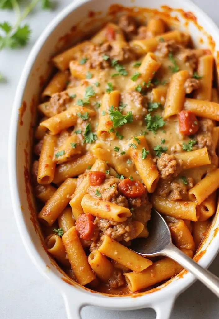 28 Comforting Meat Casserole Recipes That Warm the Table - 11. Creamy Beef Pasta Bake