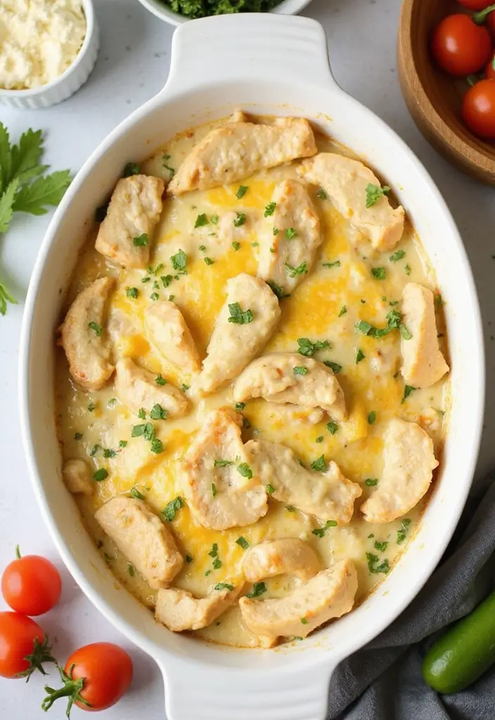 28 Comforting Meat Casserole Recipes That Warm the Table - 14. Chicken Alfredo Casserole