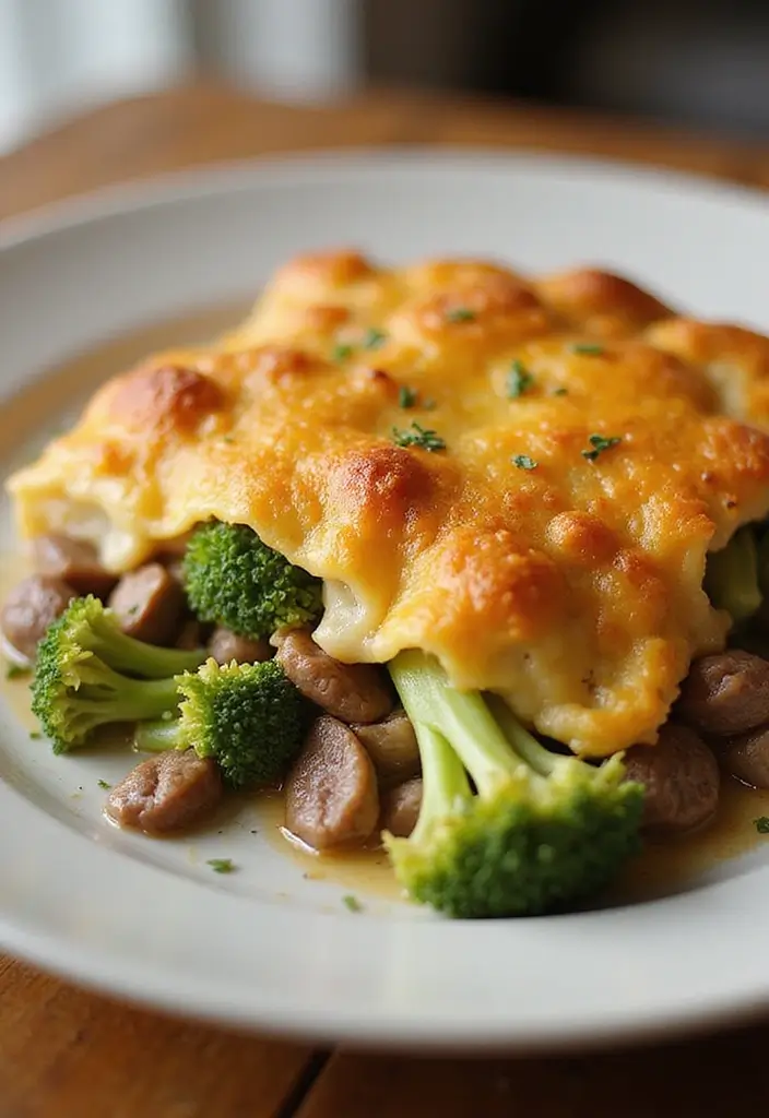 28 Comforting Meat Casserole Recipes That Warm the Table - 16. Beef and Broccoli Casserole
