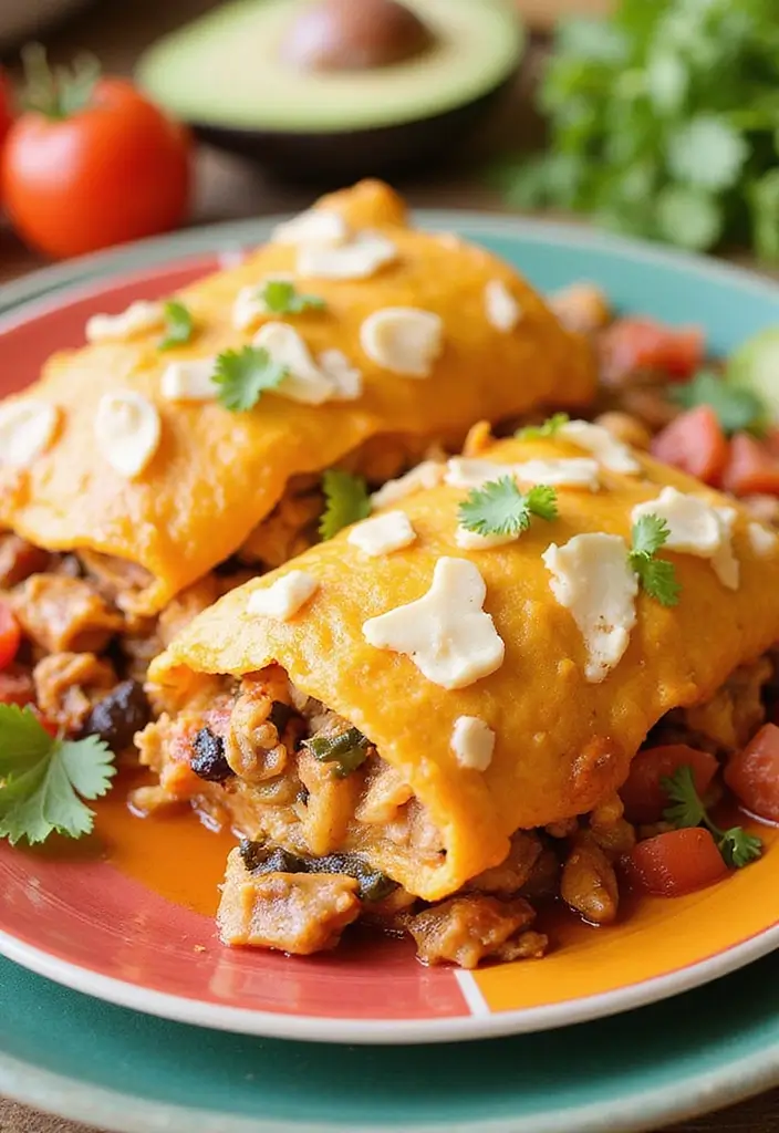 28 Comforting Meat Casserole Recipes That Warm the Table - 2. Chicken Enchilada Casserole