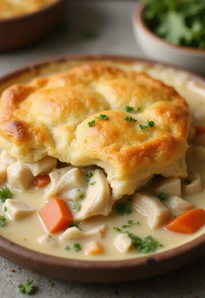 28 Comforting Meat Casserole Recipes That Warm the Table - 20. Chicken Pot Pie Casserole