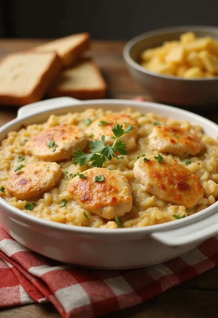 28 Comforting Meat Casserole Recipes That Warm the Table - 26. Chicken and Rice Casserole