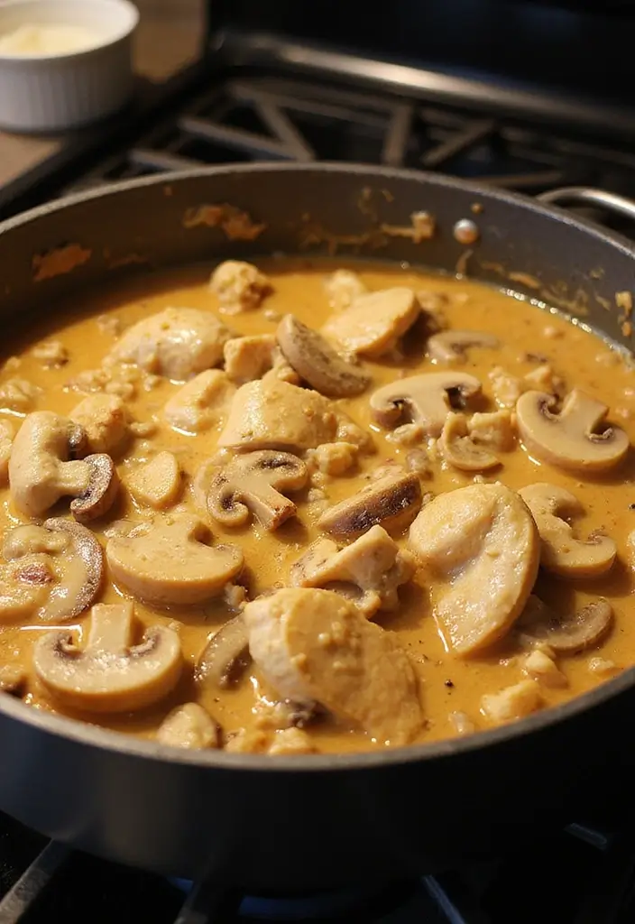 28 Comforting Meat Casserole Recipes That Warm the Table - 9. Creamy Chicken and Mushroom Casserole