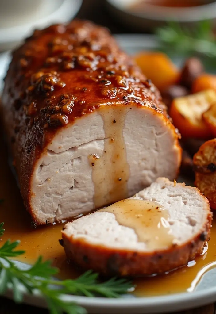 28 Juicy Pork Roast Recipes That Win Family Dinner Every Time - 3. Garlic and Maple Glazed Pork Loin