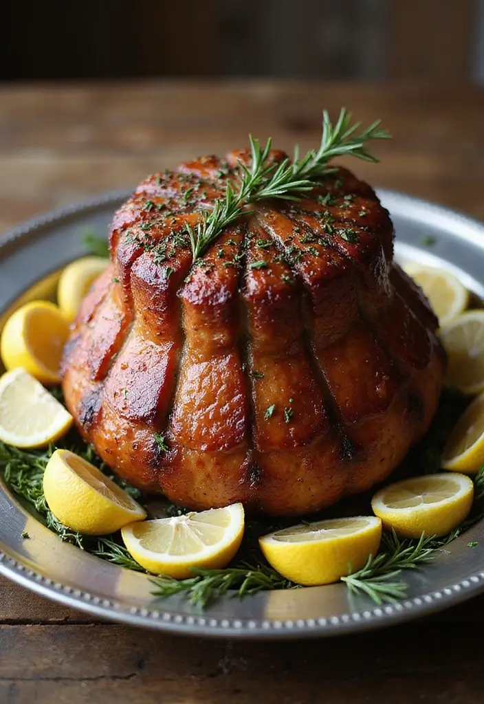 28 Juicy Pork Roast Recipes That Win Family Dinner Every Time - 8. Rosemary and Lemon Pork Crown Roast