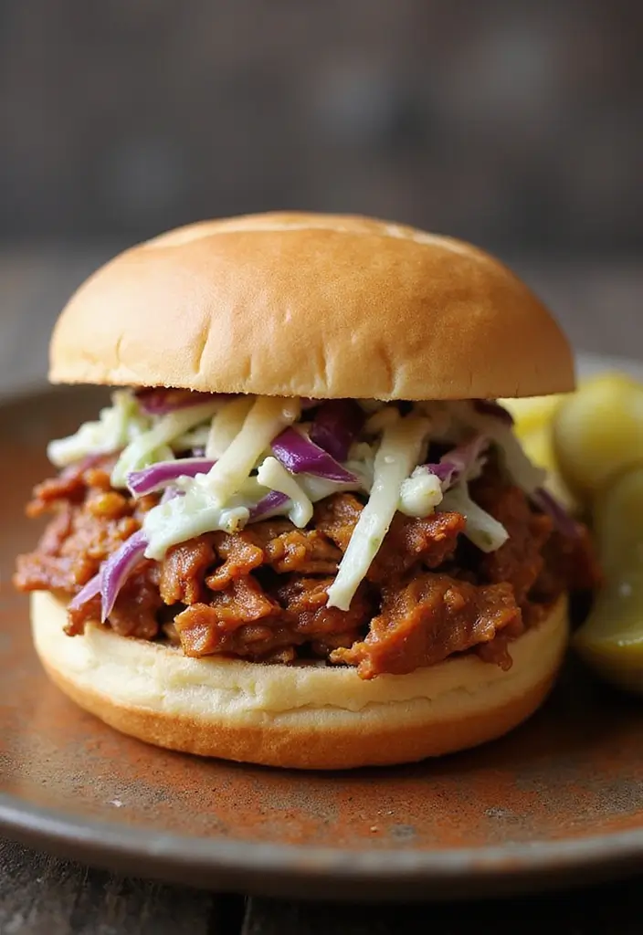 28 Pulled Pork Sandwich Recipes That Are Backyard Favorites - 2. Carolina Style Pulled Pork Sandwich