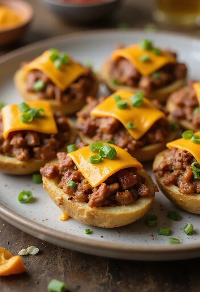 28 Pulled Pork Sandwich Recipes That Are Backyard Favorites - 21. Loaded Pulled Pork Potato Skins