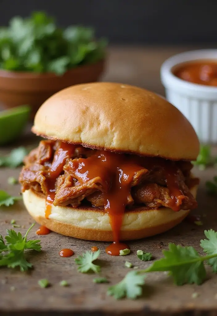 28 Pulled Pork Sandwich Recipes That Are Backyard Favorites - 25. Sweet Chili Pulled Pork Sandwich