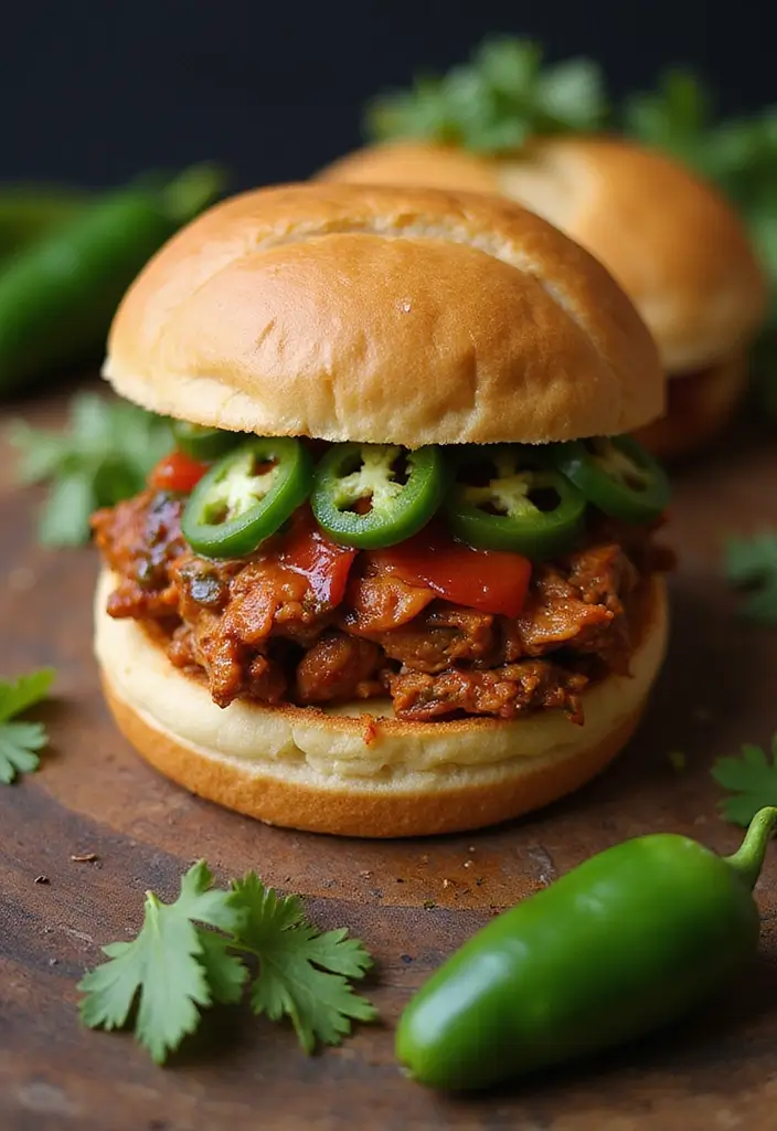 28 Pulled Pork Sandwich Recipes That Are Backyard Favorites - 4. Spicy Chipotle Pulled Pork Sandwich