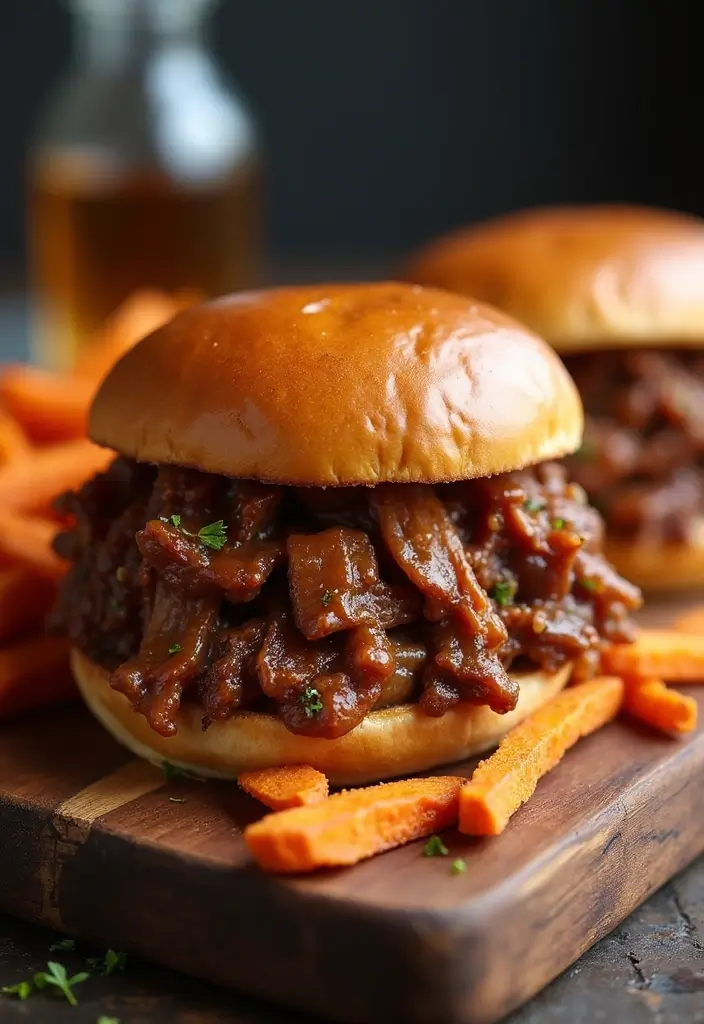 28 Pulled Pork Sandwich Recipes That Are Backyard Favorites - 6. Maple Bourbon Pulled Pork Sandwich