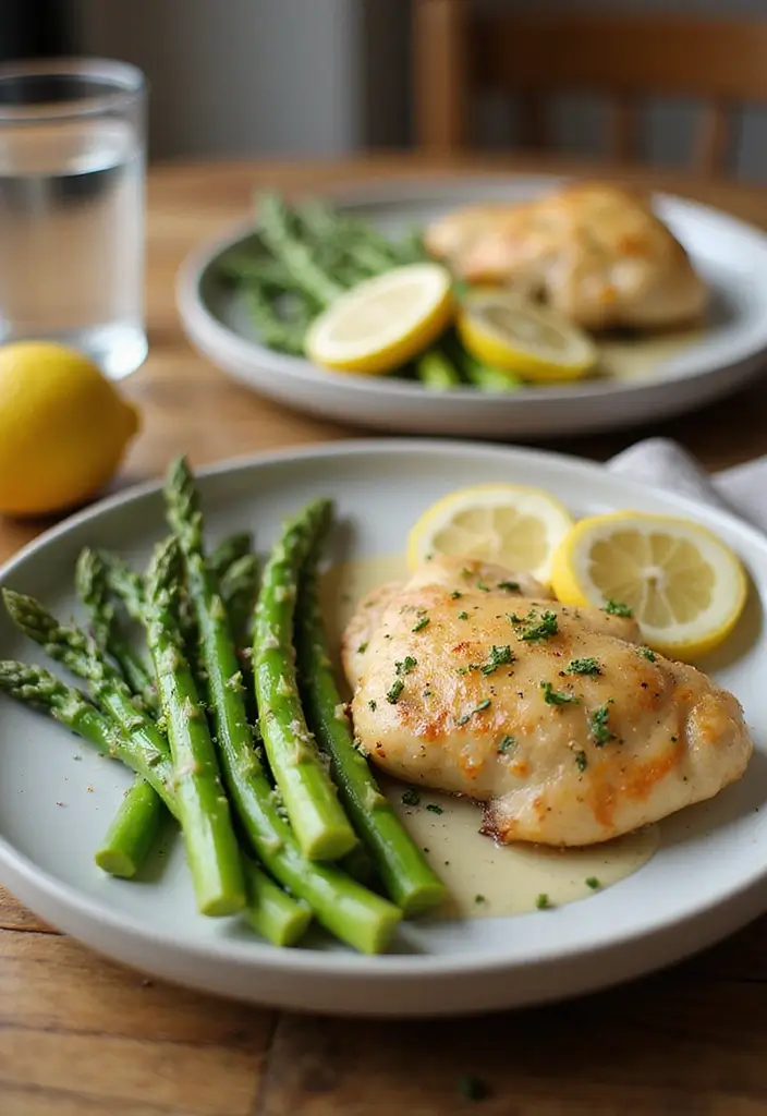 28 Sheet Pan Chicken Recipes That Save Weeknights Fast - 1. Lemon Garlic Chicken with Asparagus