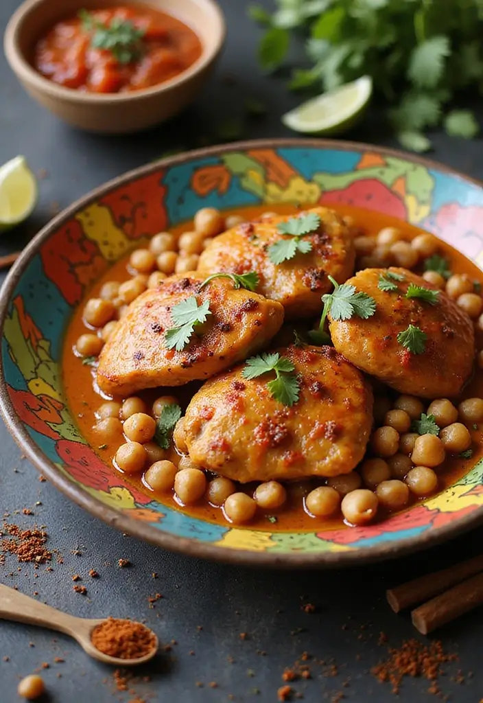 28 Sheet Pan Chicken Recipes That Save Weeknights Fast - 13. Moroccan Chicken with Chickpeas