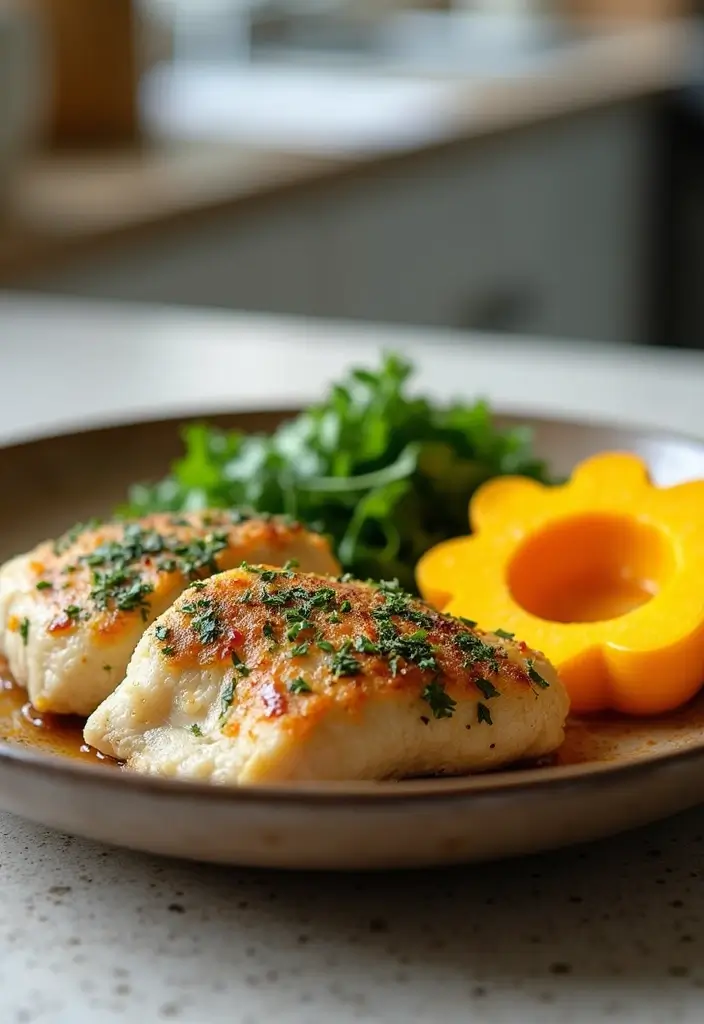 28 Sheet Pan Chicken Recipes That Save Weeknights Fast - 22. Herb-Crusted Chicken with Squash