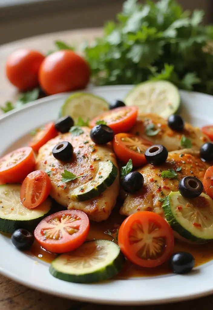 28 Sheet Pan Chicken Recipes That Save Weeknights Fast - 3. Mediterranean Chicken and Veggies