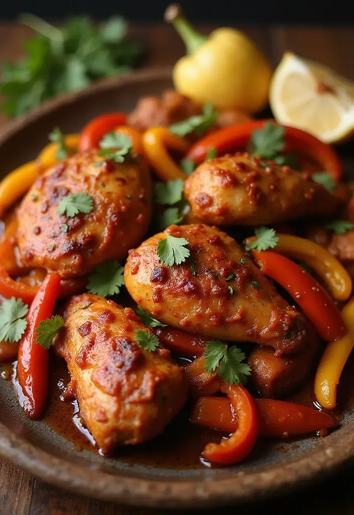 28 Sheet Pan Chicken Recipes That Save Weeknights Fast - 7. Spicy Cajun Chicken with Bell Peppers