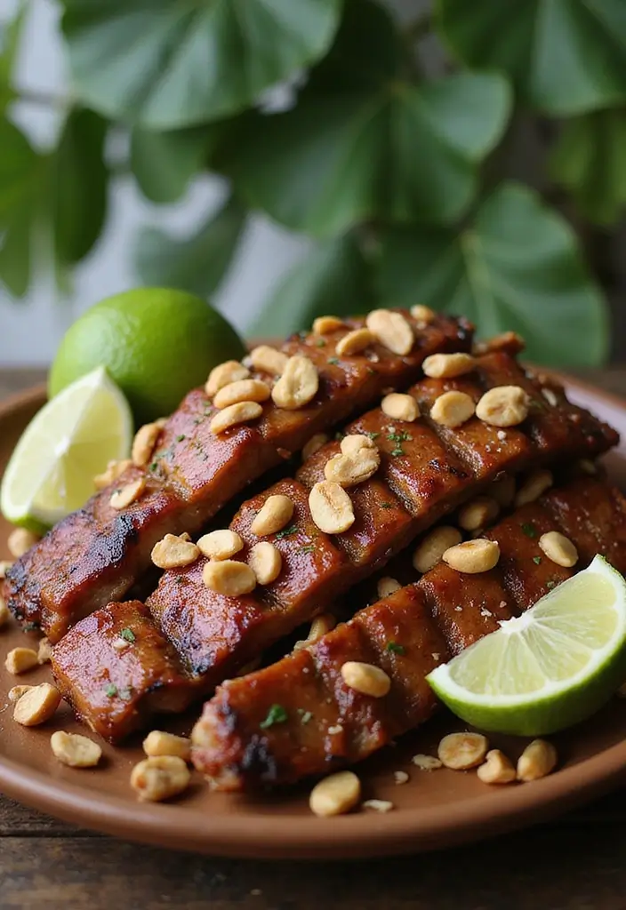 28 Smoked Rib Recipes That Rock Summer Cookouts - 14. Thai Peanut Smoked Ribs