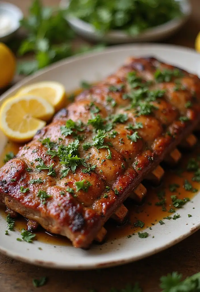 28 Smoked Rib Recipes That Rock Summer Cookouts - 26. Garlic Herb Butter Smoked Ribs