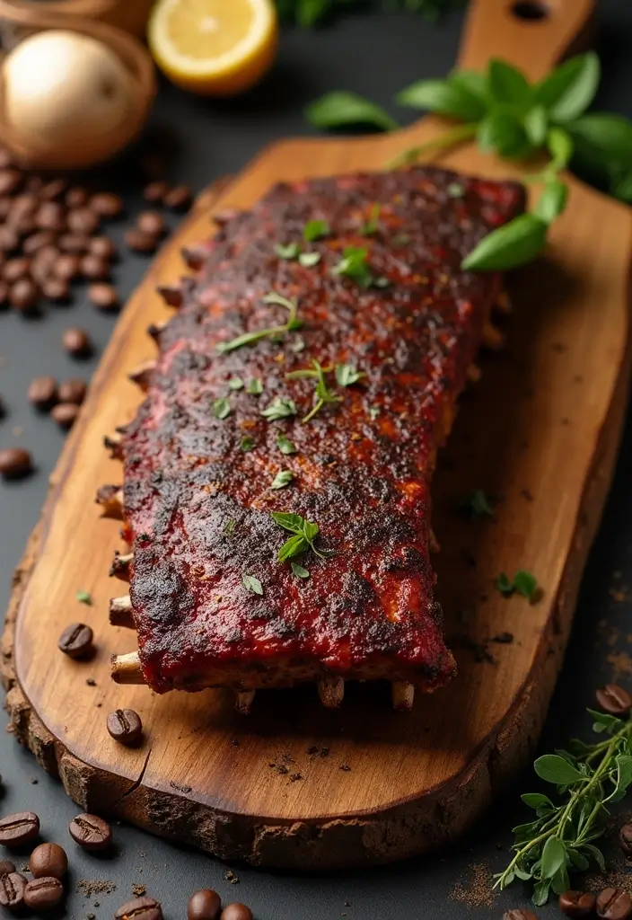 28 Smoked Rib Recipes That Rock Summer Cookouts - 7. Coffee Rubbed Smoked Ribs