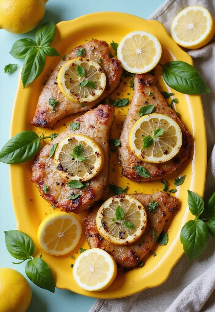 29 Grilled Pork Chop Recipes That Sizzle With Flavor - 12. Lemon Basil Grilled Pork Chops