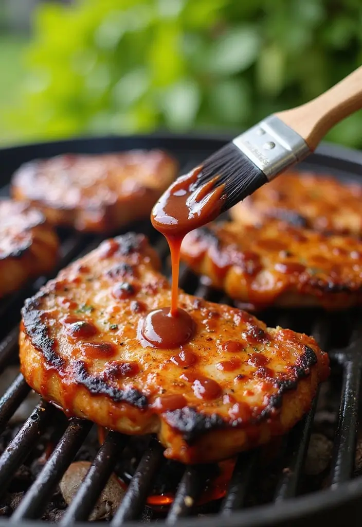 29 Grilled Pork Chop Recipes That Sizzle With Flavor - 13. BBQ Sauce Glazed Grilled Pork Chops