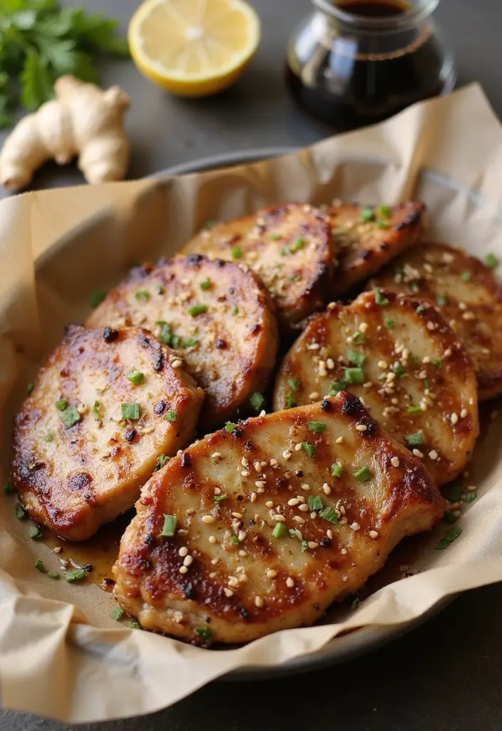 29 Grilled Pork Chop Recipes That Sizzle With Flavor - 16. Sesame Ginger Grilled Pork Chops