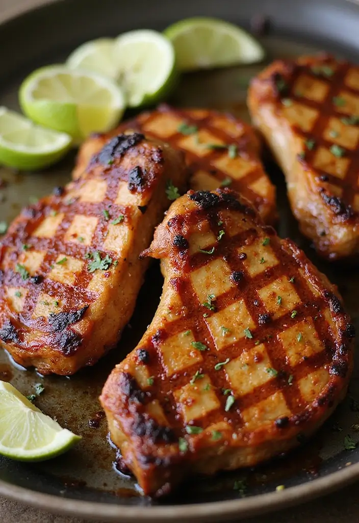 29 Grilled Pork Chop Recipes That Sizzle With Flavor - 2. Smoky Chipotle Grilled Pork Chops