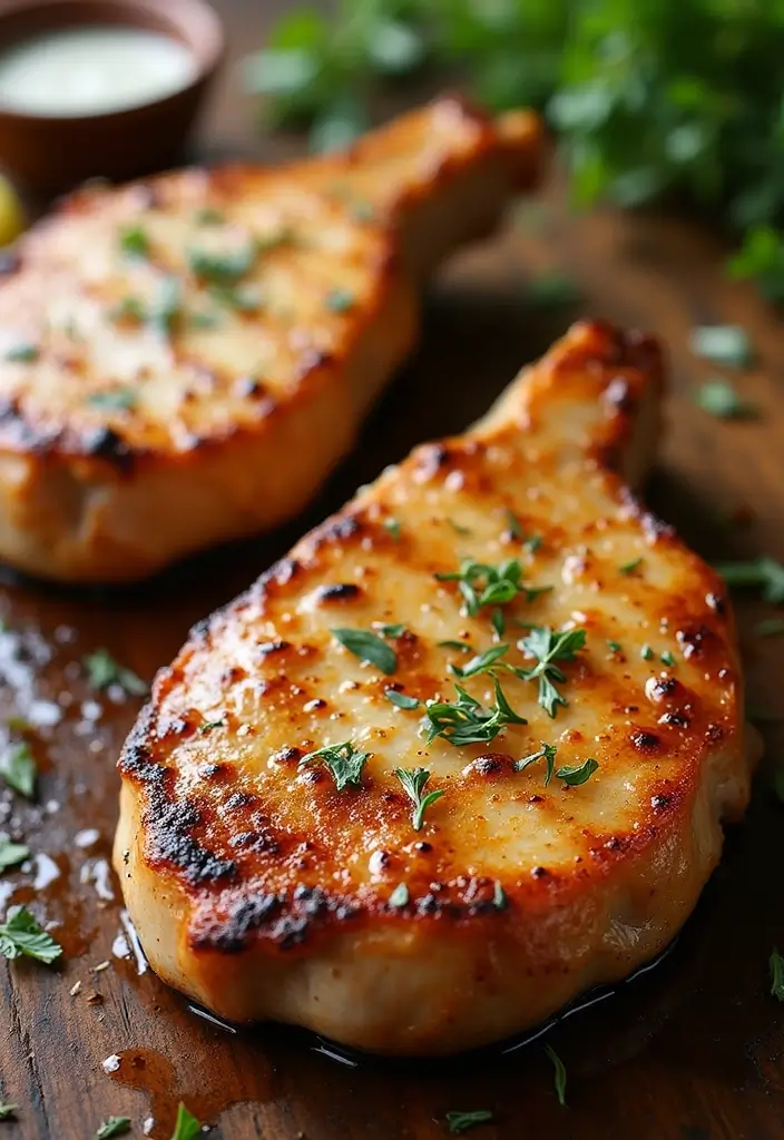 29 Grilled Pork Chop Recipes That Sizzle With Flavor - 21. Garlic Butter Grilled Pork Chops