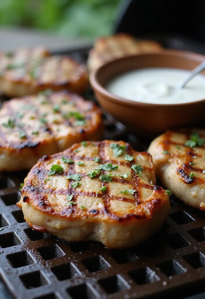 29 Grilled Pork Chop Recipes That Sizzle With Flavor - 28. Yogurt Marinated Grilled Pork Chops