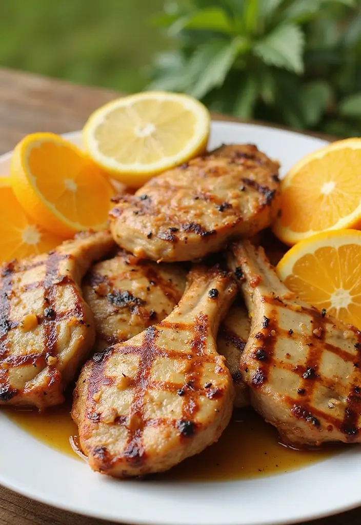 29 Grilled Pork Chop Recipes That Sizzle With Flavor - 5. Citrus Marinade Grilled Pork Chops