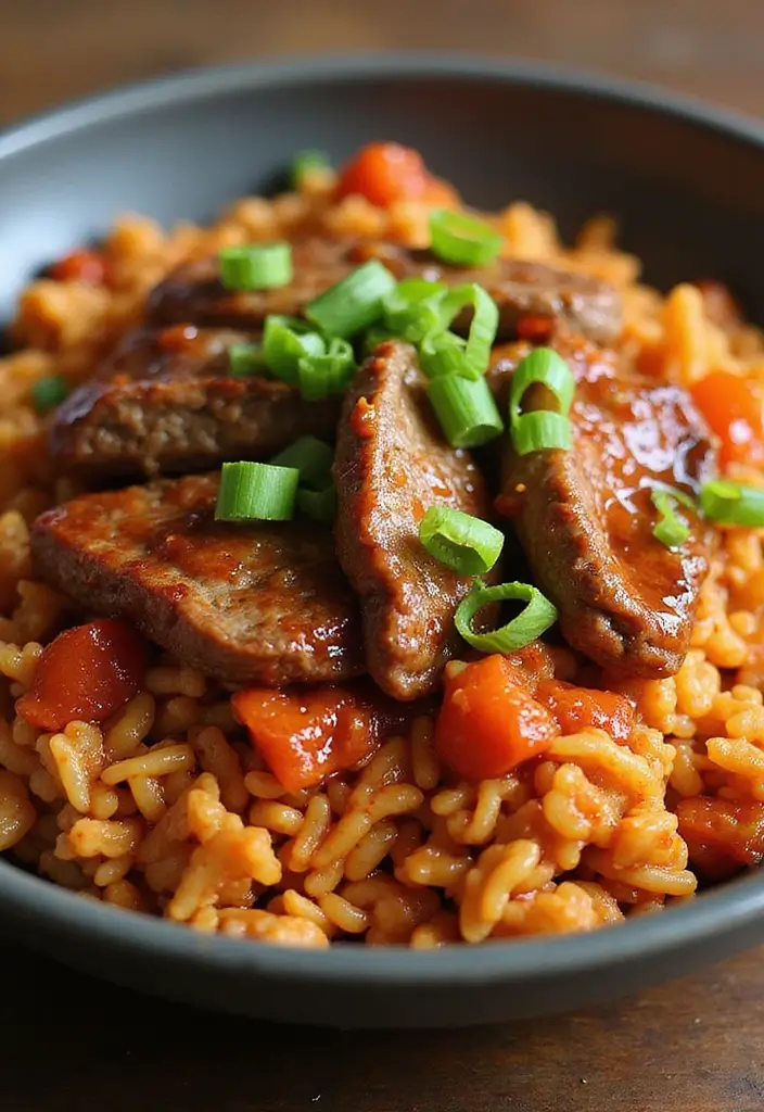 29 Steak Fried Rice Recipes That Beat Takeout Every Time - 17. Kimchi Steak Fried Rice