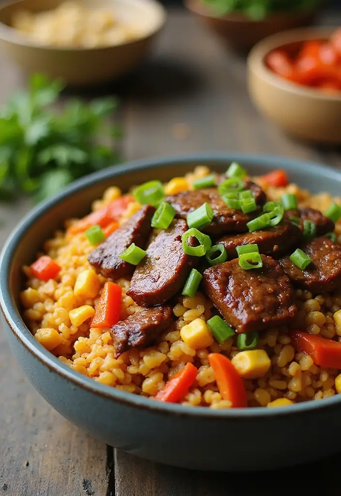29 Steak Fried Rice Recipes That Beat Takeout Every Time - 4. Asian BBQ Steak Fried Rice