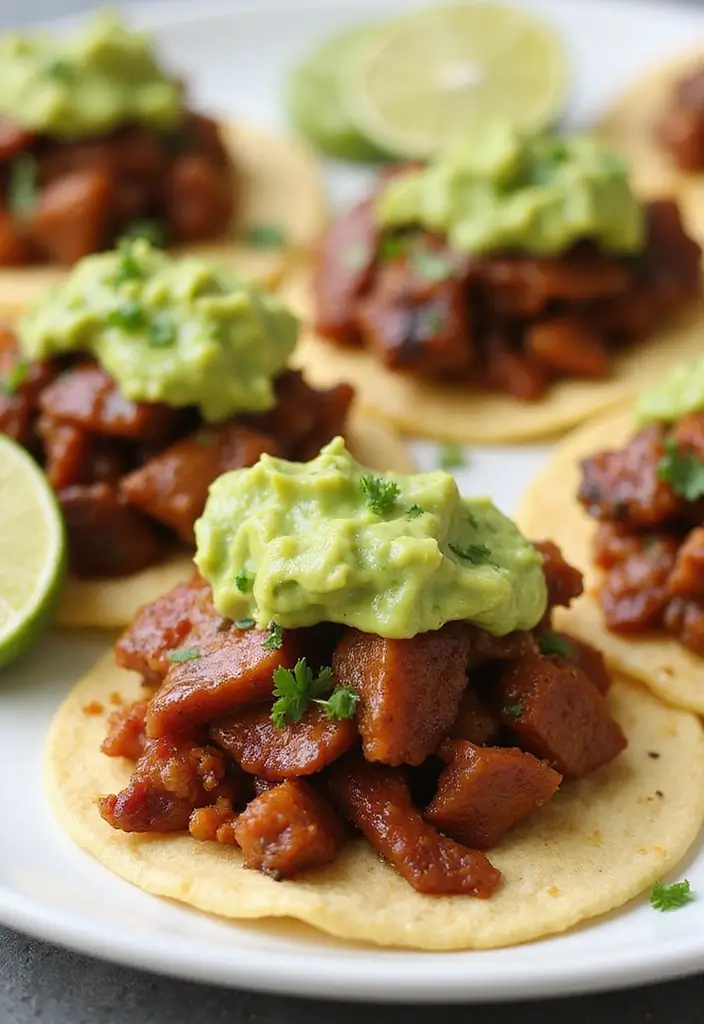 30 BBQ Brisket Taco Recipes That Change Taco Night - 16. BBQ Brisket Tacos with Creamy Avocado Salsa