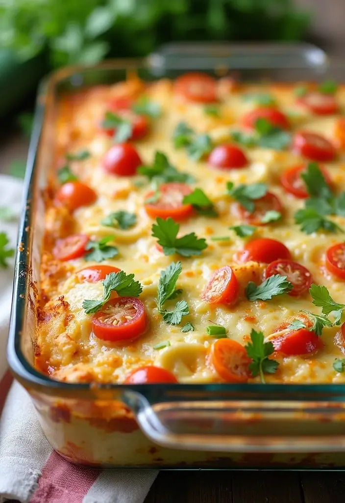 30 Chicken Casserole Recipes That Feel Like Comfort in a Pan - 16. Chicken and Zucchini Casserole