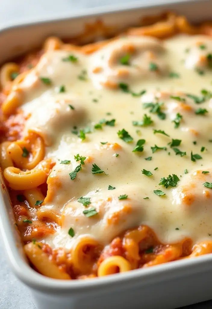 30 Chicken Casserole Recipes That Feel Like Comfort in a Pan - 2. Chicken Alfredo Bake