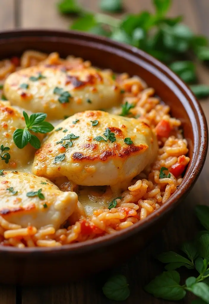 30 Chicken Casserole Recipes That Feel Like Comfort in a Pan - 20. Italian Chicken and Rice Casserole