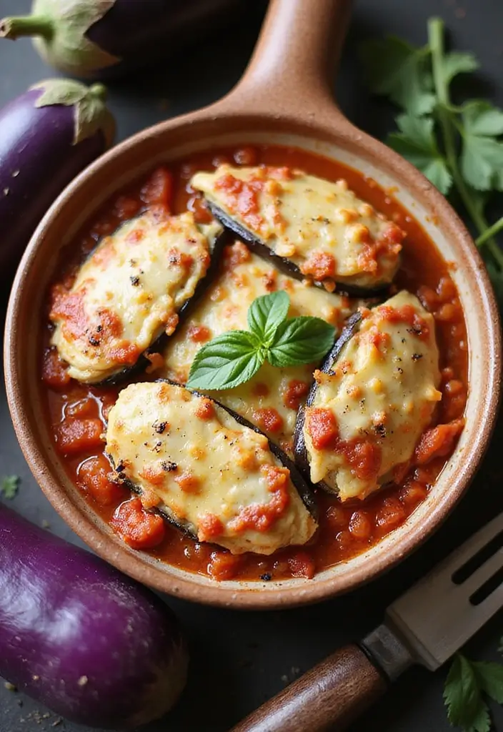 30 Chicken Casserole Recipes That Feel Like Comfort in a Pan - 27. Chicken and Eggplant Casserole