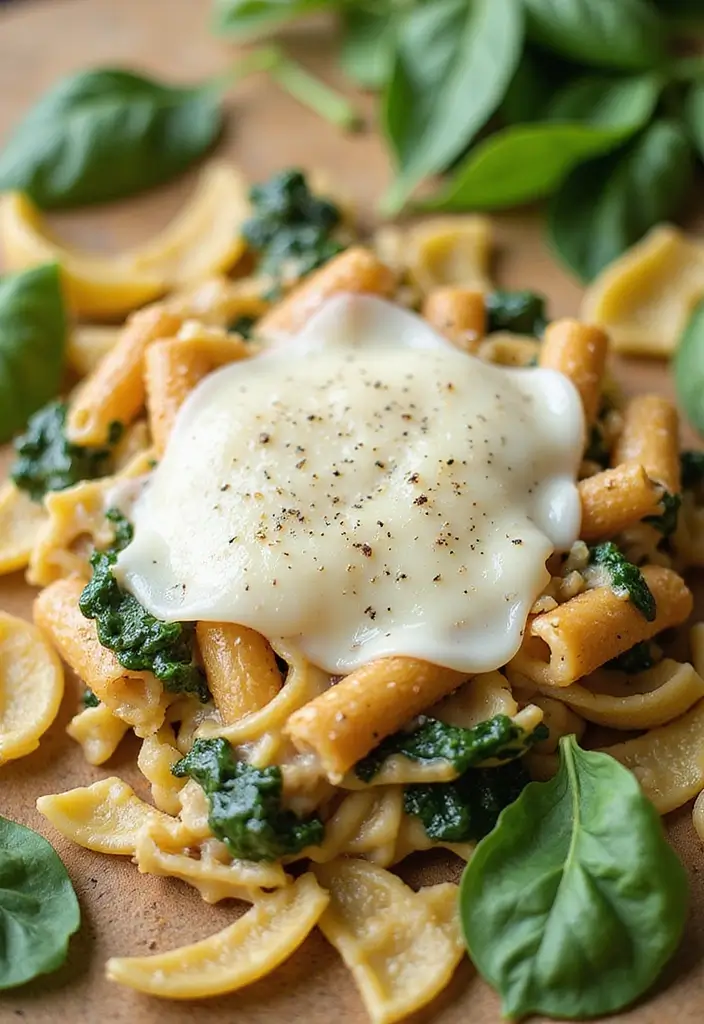 30 Chicken Casserole Recipes That Feel Like Comfort in a Pan - 7. Chicken and Spinach Pasta Bake