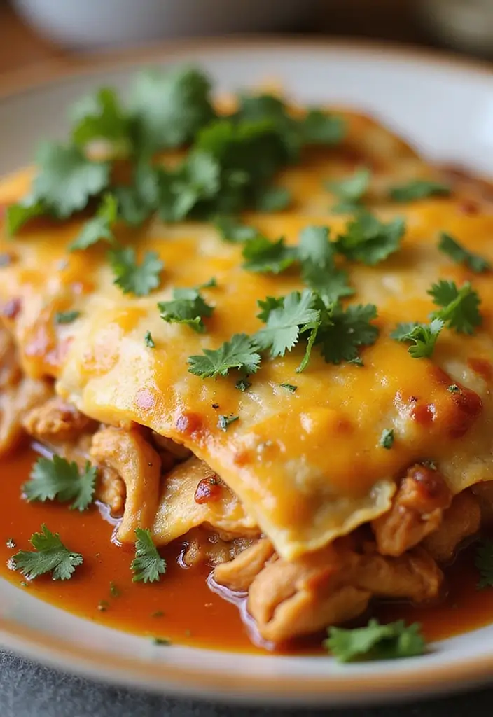 30 Chicken Casserole Recipes That Feel Like Comfort in a Pan - 9. Chicken Enchilada Casserole