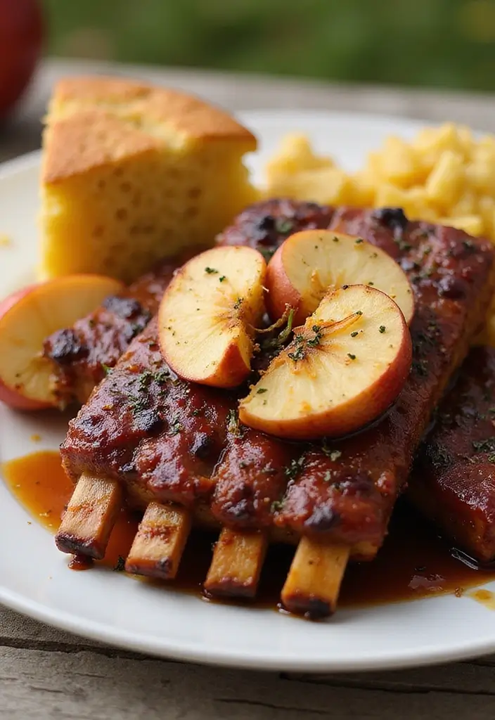 30 Game Day Rib Recipes That Are Finger-Lickin’ Good - 24. BBQ Apple Cider Ribs