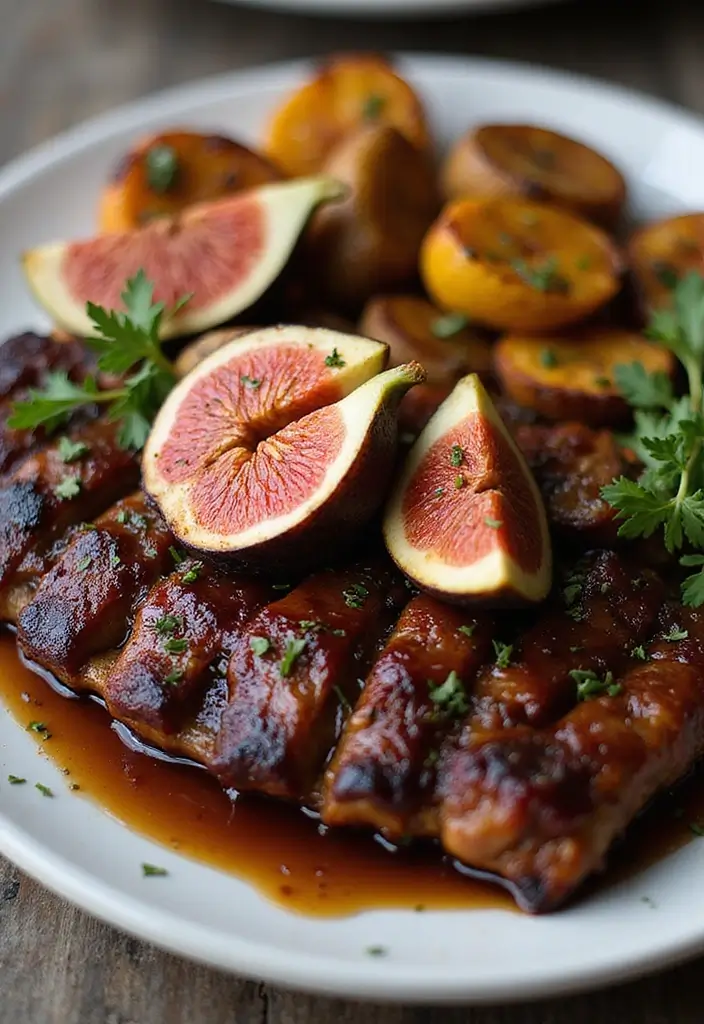 30 Game Day Rib Recipes That Are Finger-Lickin’ Good - 26. BBQ Fig and Balsamic Ribs