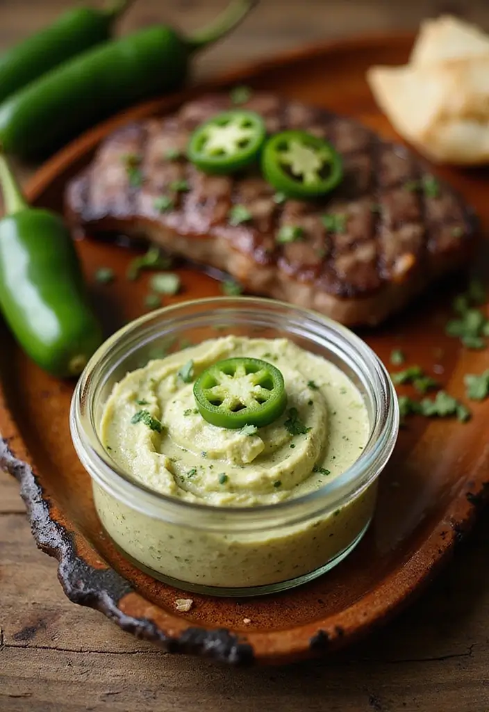30 Gourmet Garlic Herb Steak Butter Recipes That Elevate Any Meat - 19. Jalapeño Garlic Butter