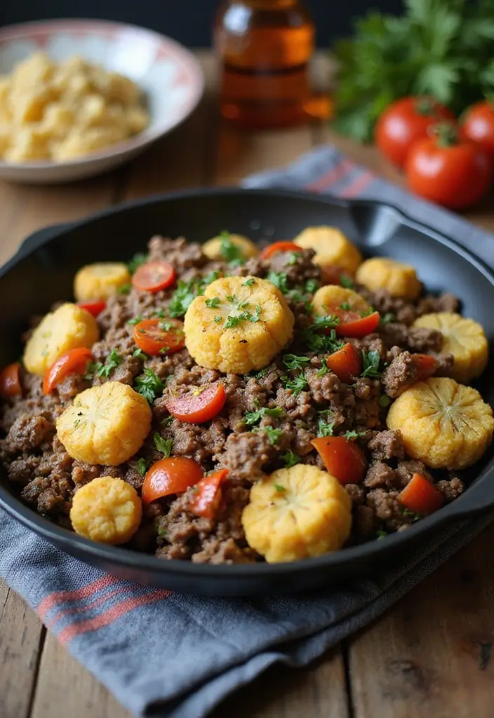 30 Ground Beef Skillet Recipes That Are Weeknight Winners - 23. Beef and Cauliflower Skillet