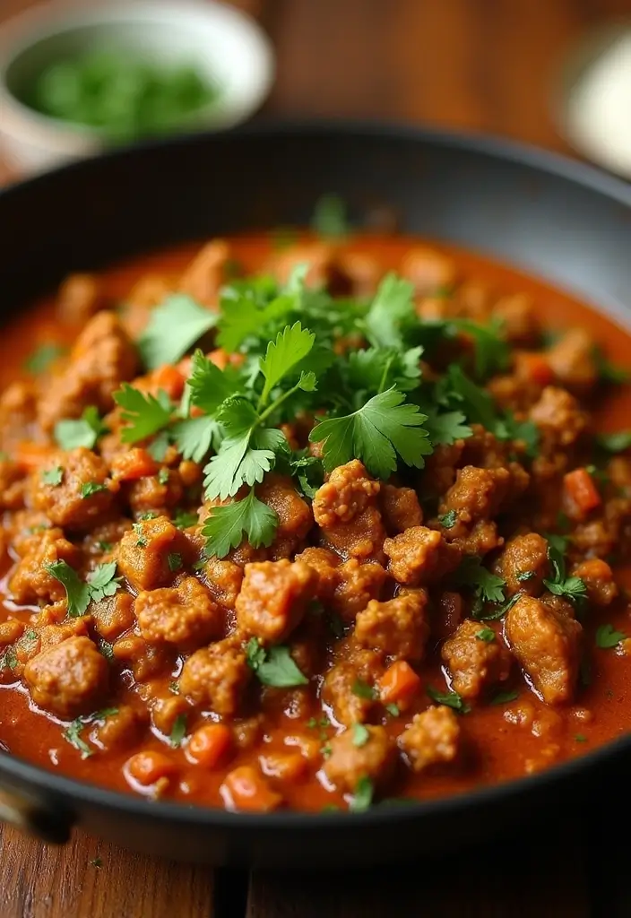 30 Ground Meat Skillet Recipes That Make Busy Nights Easy - 14. Ground Beef Curry Skillet