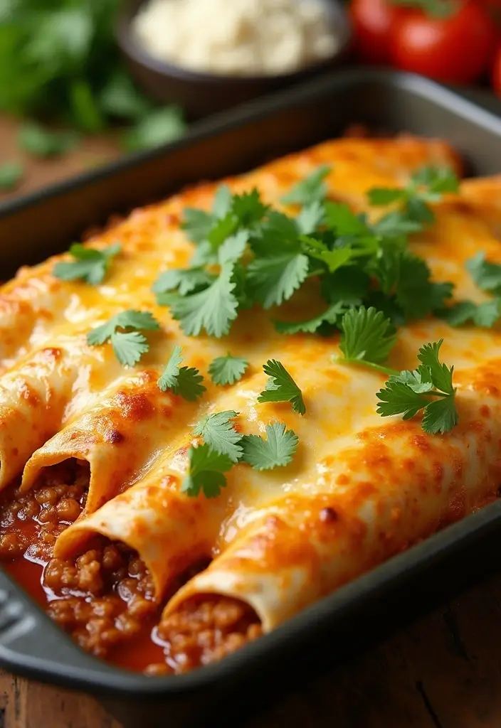 30 Ground Meat Skillet Recipes That Make Busy Nights Easy - 9. Ground Chicken Enchiladas