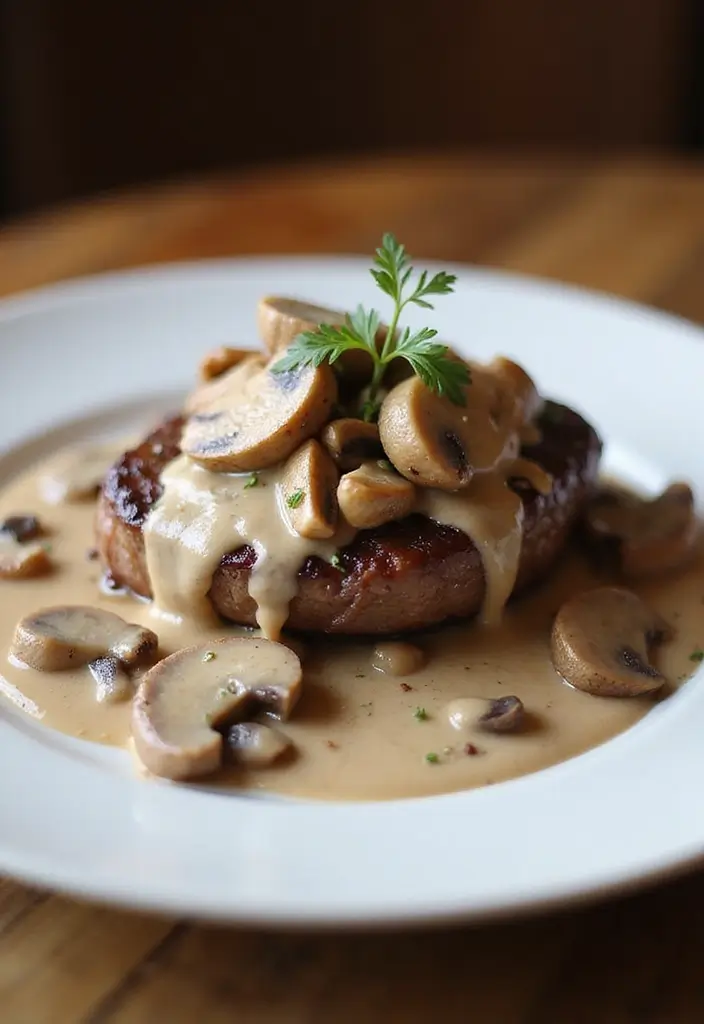 30 Sirloin Steak Recipes That Hit the Perfect Balance - 15. Sirloin Steaks with Mushroom Sauce