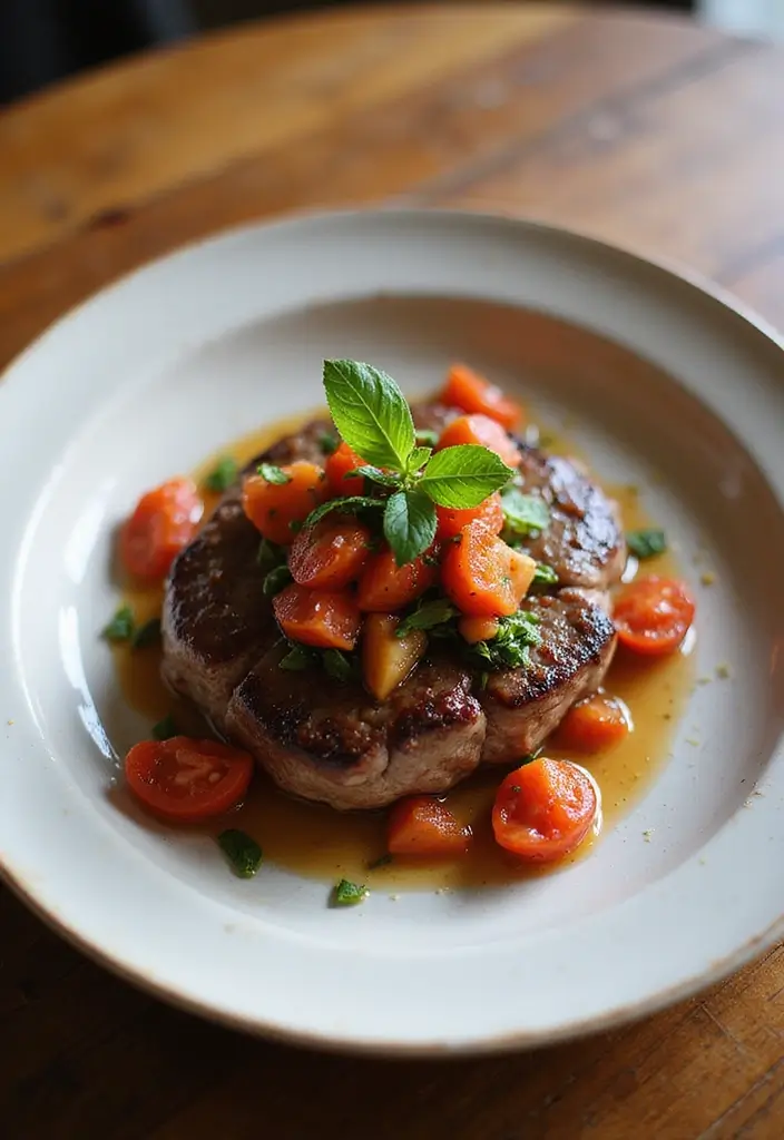 30 Sirloin Steak Recipes That Hit the Perfect Balance - 18. Sirloin Steak with Tomato Basil Relish