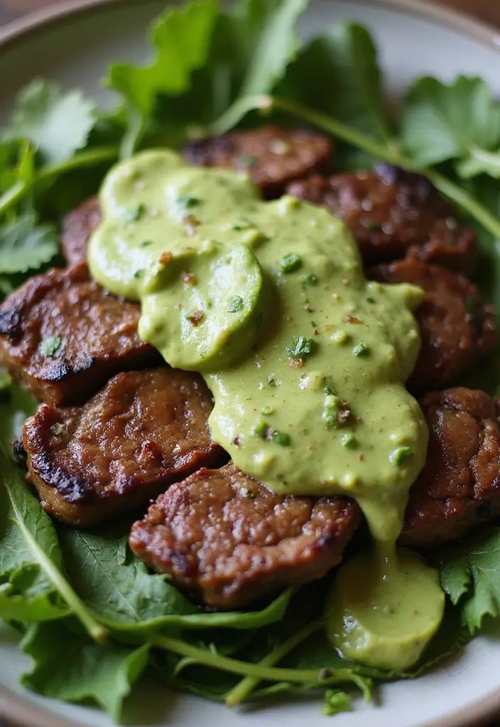 30 Sirloin Steak Recipes That Hit the Perfect Balance - 24. Sirloin Steak with Avocado Chimichurri